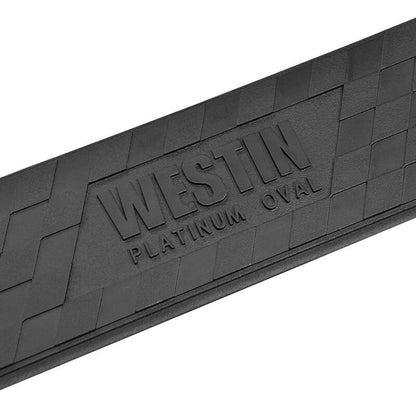 Westin 18-22 Jeep Wrangler JLU 4dr Platinum 4 Oval Nerf Step Bars - Tex. Blk 21-4065 21-4065 Photo - Unmounted