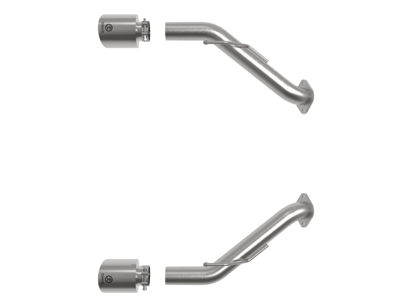 aFe 2023 Nissan Z V6-3.0L (tt) Takeda Stainless Steel Axle-Back Exhaust System w/ Polished Tip 49-36137-P 49-36137-P Photo - Unmounted