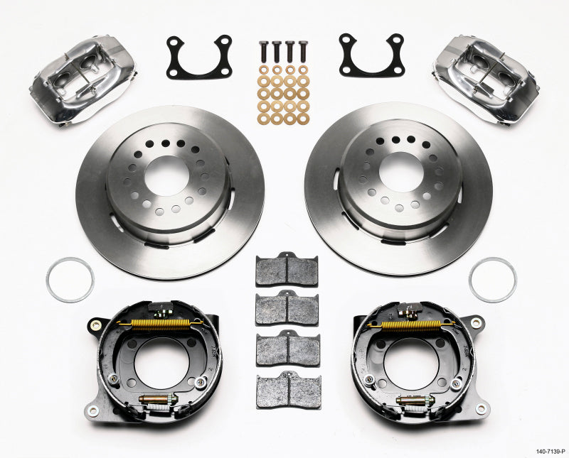 Wilwood Forged Dynalite P/S Park Brake Kit Polished Big Ford 2.36in Offset 140-7139-P 140-7139-P Photo - Primary