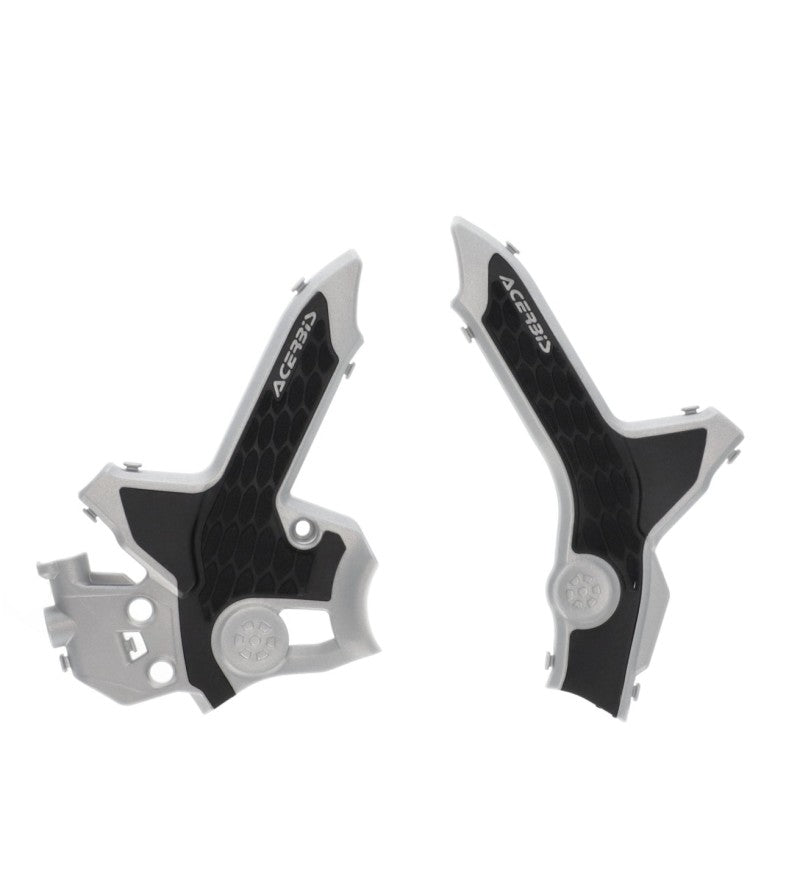 Acerbis 21+ Honda CRF300L Frame Guards- X-Grip - Gray/Black 2979621019 2979621019 Photo - Primary