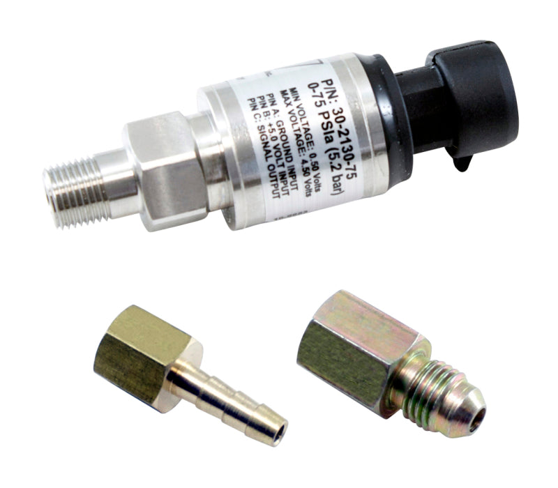 AEM Electronics 5 Bar or 75 PSIa Stainless Sensor Kit 30-2130-75 Photo - Primary