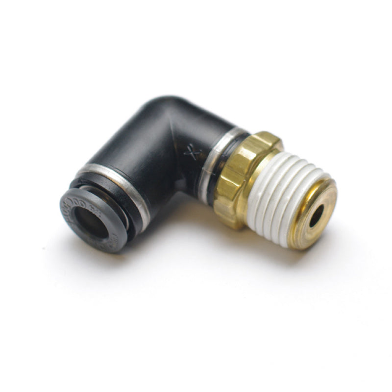 Ridetech Airline Fitting Swivel Elbow 3/8in NPT to 3/8in Airline 31956600 31956600 Photo - Primary
