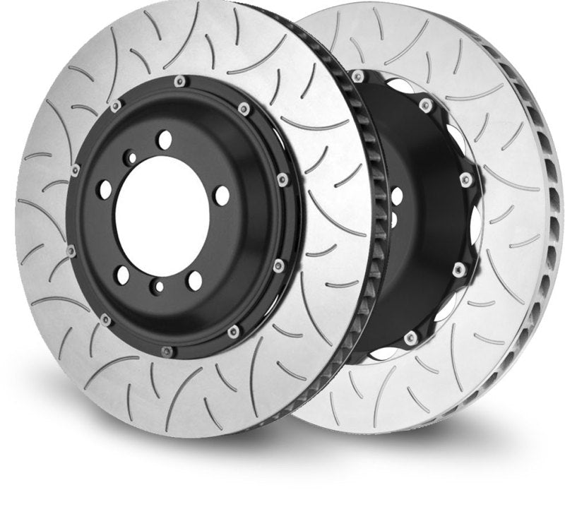 Brembo 04-06 CaRearera GT Rear 2-Piece Discs 380x34 2pc Rotor Slotted Type-3 203.9001A 203.9001A Photo - Primary