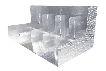 Dee Zee Deezee Universal Tanks - Auxiliary L-Shape Brite-Tread Aluminum (80 Gal) DZ91767X DZ91767X Photo - Unmounted