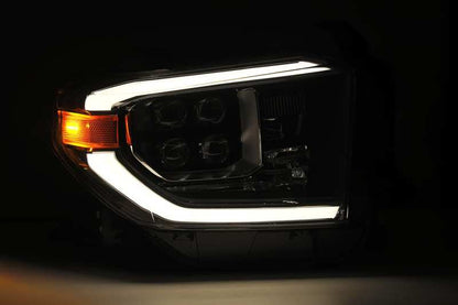 AlphaRex 14-20 Toyota Tundra NOVA LED Projector Headlight Plank Style Alpha Black w/Activation Light 880728 880728 User 1