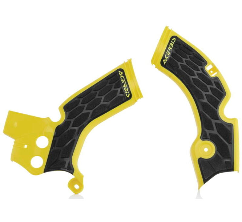 Acerbis 15-18 Suzuki RMZ250 Frame Guards- X-Grip - Yellow/Black 2688751017 2688751017 Photo - Primary