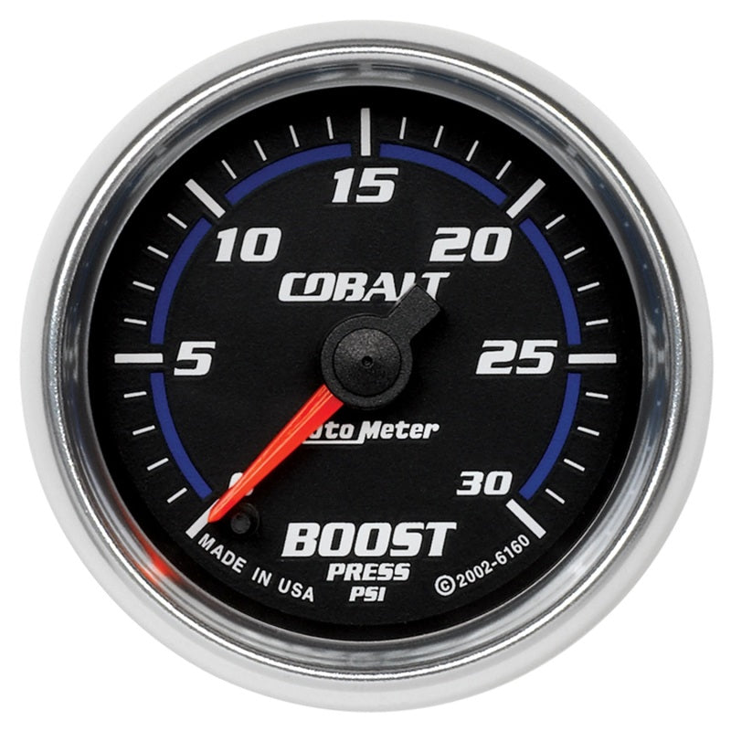 Autometer Gauge, Boost, 2 1/16", 30psi, Digital Stepper Motor, Cobalt 6160 Photo - Primary