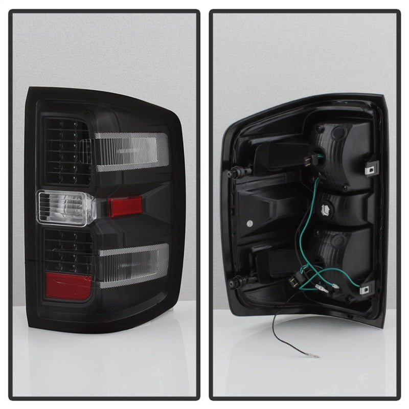 SPYDER xTune Chevy 1500 14-16 / Silverado 2500HD/3500HD LED Tail Lights - Black ALT-JH-CS14-LED-BK 9036545 9036545 Photo - Unmounted
