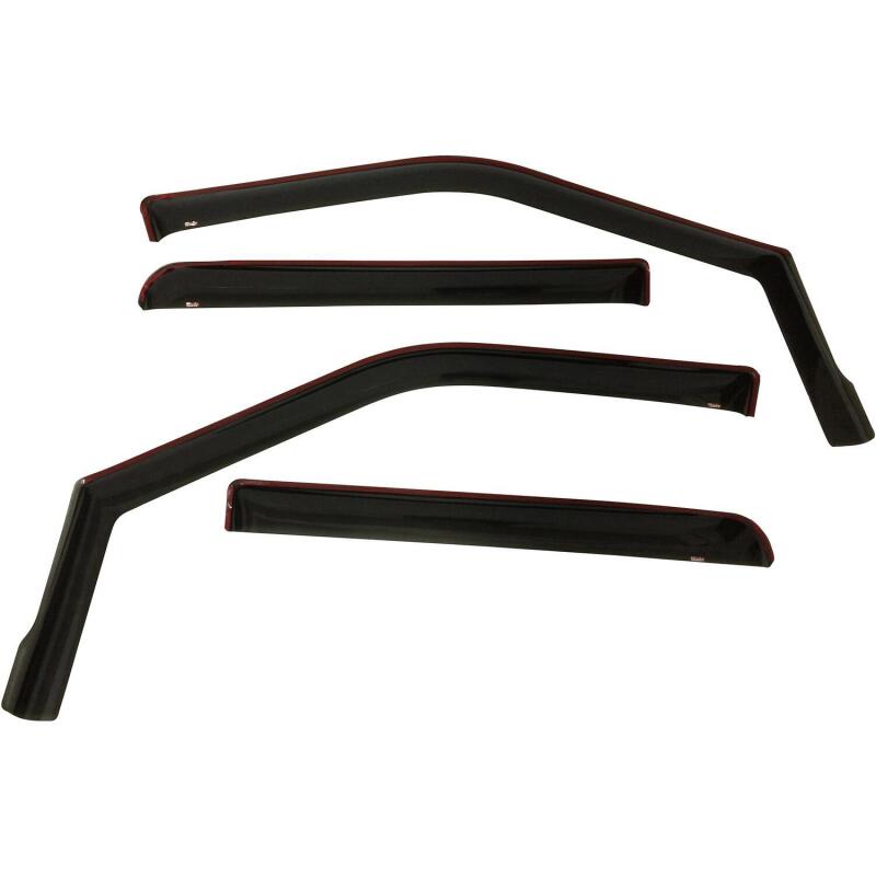 Westin 2015-2018 Ford F-150 SuperCrew Wade In-Channel Wind Deflector 4pc - Smoke 72-37407 72-37407 Photo - Primary