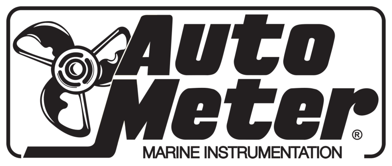 Autometer Marine Chrome Gauge 2-5/8in Electric Trim Level Gauge 0OHM Down - 90OHM Up 200767-35 200767-35 Logo Image