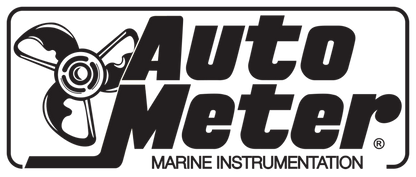 Autometer Marine White Series; Vacuum/Boost Gauge; Mechanical 200775 Logo Image