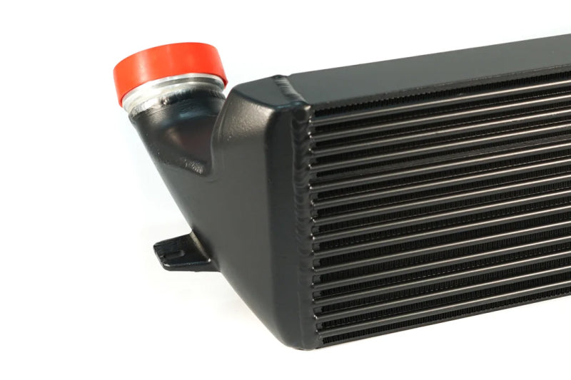 CSF 04-13 BMW 335i/xi (E90/E91/E92/E93) High Performance Stepped Core Bar/Plate Intercooler - Black 8127B 8127B Photo - Close Up