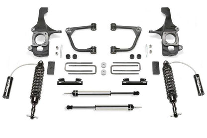 Fabtech 4" Uniball UCA System w/ Front Dirt Logic 2.5 Resi Coilovers K7053DL Photo - Primary