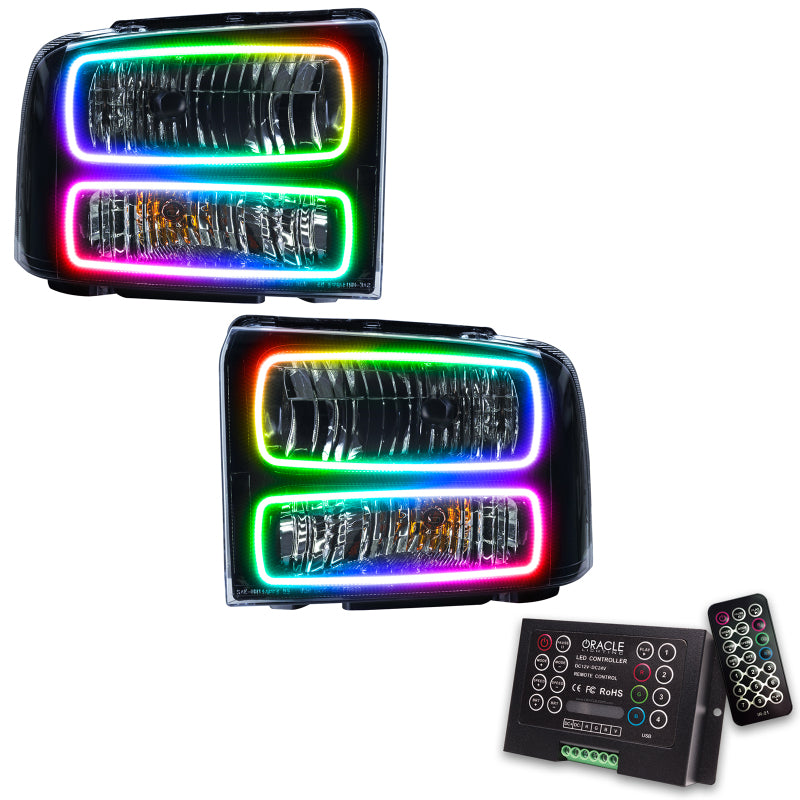 ORACLE Lighting Oracle 05 Ford Excursion SMD HL - Black - ColorSHIFT w/ 2.0 Controller 7147-333 7147-333 Photo - Primary