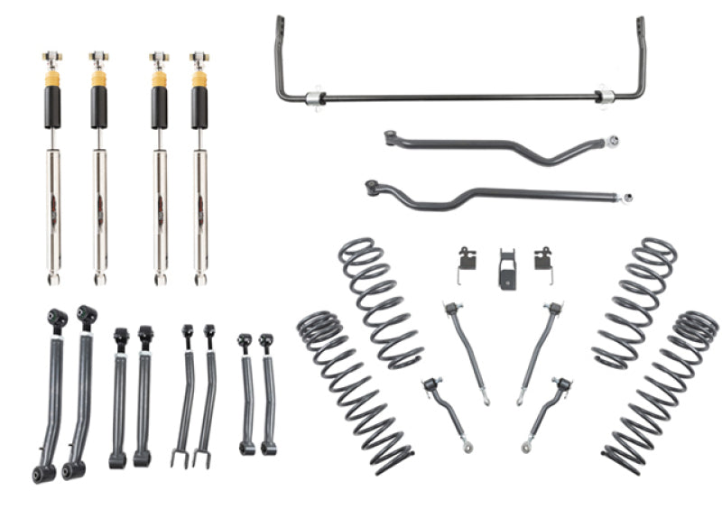 Belltech 18-19 Wrangler Rubicon JL 4dr 4in. Lift Lift Kit 153205HKP 153205HKP Photo - Primary