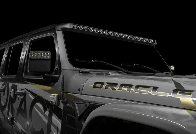 ORACLE Lighting Oracle Jeep Wrangler JL/Gladiator JT Integrated Windshield LED Light Bar System 5917-023 5917-023 Photo - lifestyle view