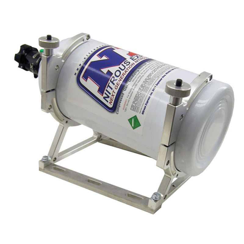 Nitrous Express Billet Bracket For 10 Or 15Lb N2O Bottle. Includes Floor Mounts 11108 Photo - Primary