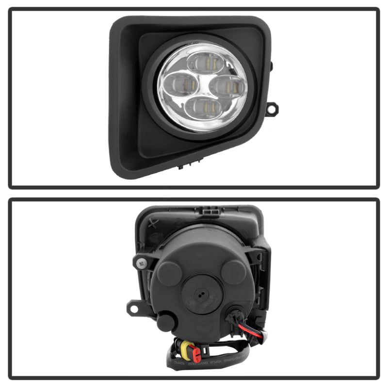 Spyder Toyota Tundra 2014-2016 Daytime DRL LED Running Fog Lights w/Switch Clear FL-DRL-TTU14-C 9031540 9031540 User 1