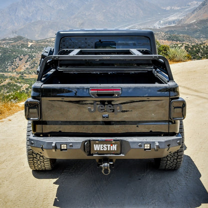 Westin 2021 Jeep Gladiator Overland Cargo Rack - Textured Black 51-10005 51-10005 Photo - Mounted