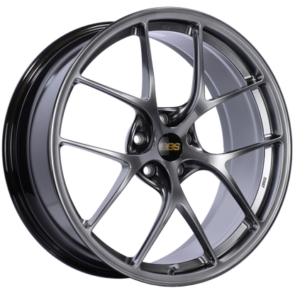BBS RI-D 20x8.5 5x112 ET41 Diamond Black Wheel -82mm PFS/Clip Required RI027DBK RI027DBK Photo - Primary