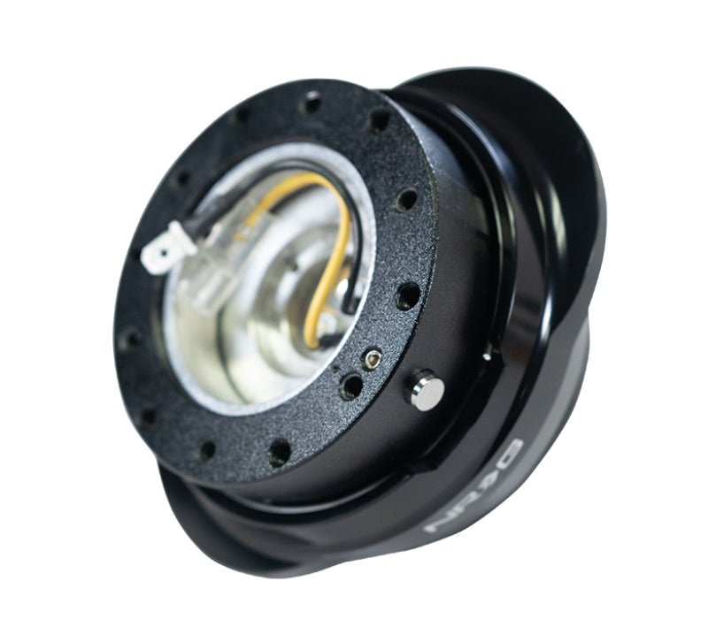 NRG Quick Release Kit - Black Body / Shinny Black Oval Ring SRK-220BK Photo - Primary