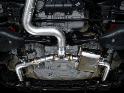 AWE Tuning Audi 22-23 8Y RS3 Cat-Back SwitchPath Exhaust (No Tips) 3025-31389 3025-31389 Photo - Mounted