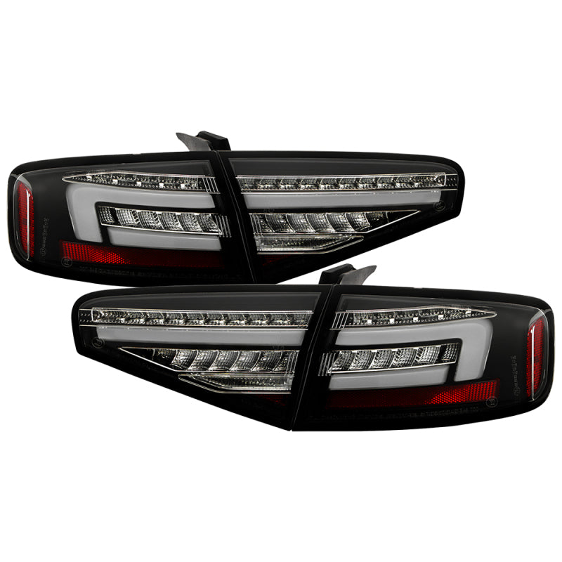 SPYDER 13-16 Audi A4 4DR LED Tail Lights LED Clear Reverse Lights - Black ALT-YD-AA413-SEQ-BK 5087171 5087171 Photo - Primary