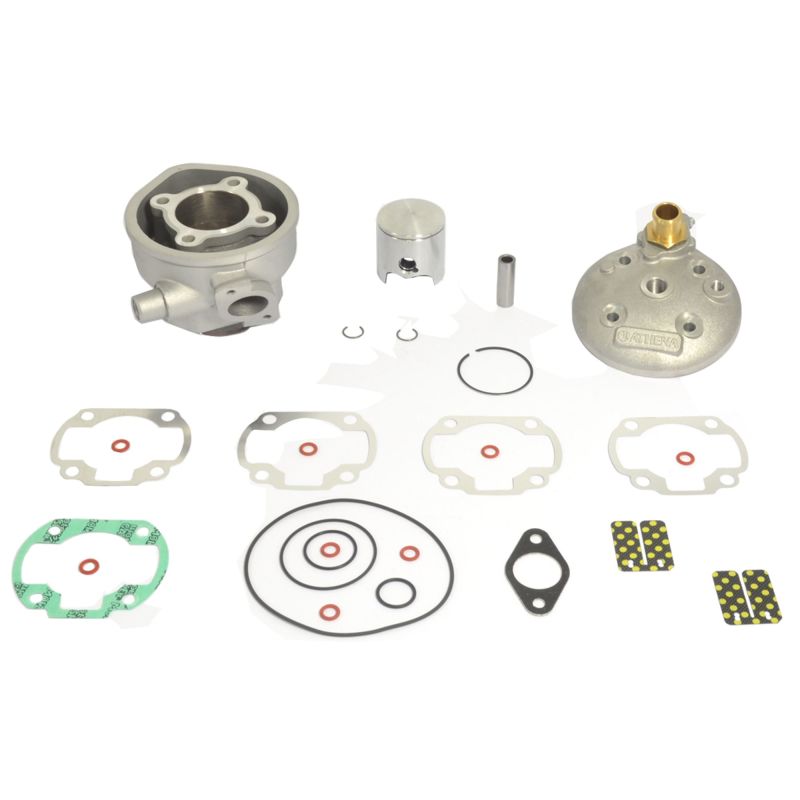 Athena 98-00 Aprilia 51 LC 50 47.6mm Bore 80cc 12mm Pin Long Stroke Big Bore Cylinder Kit w/Head 075600/1 075600/1 Photo - Primary