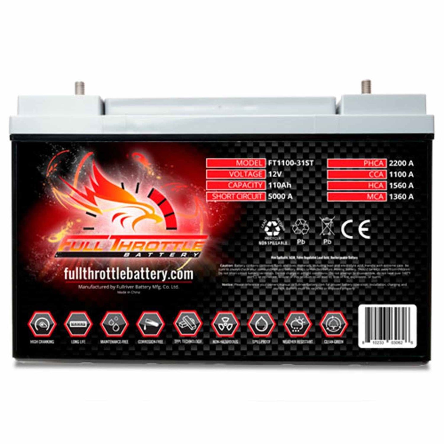 Fullriver Battery Vehicle Battery FT1100-31ST