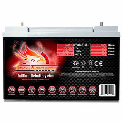Fullriver Battery Vehicle Battery FT1100-31ST