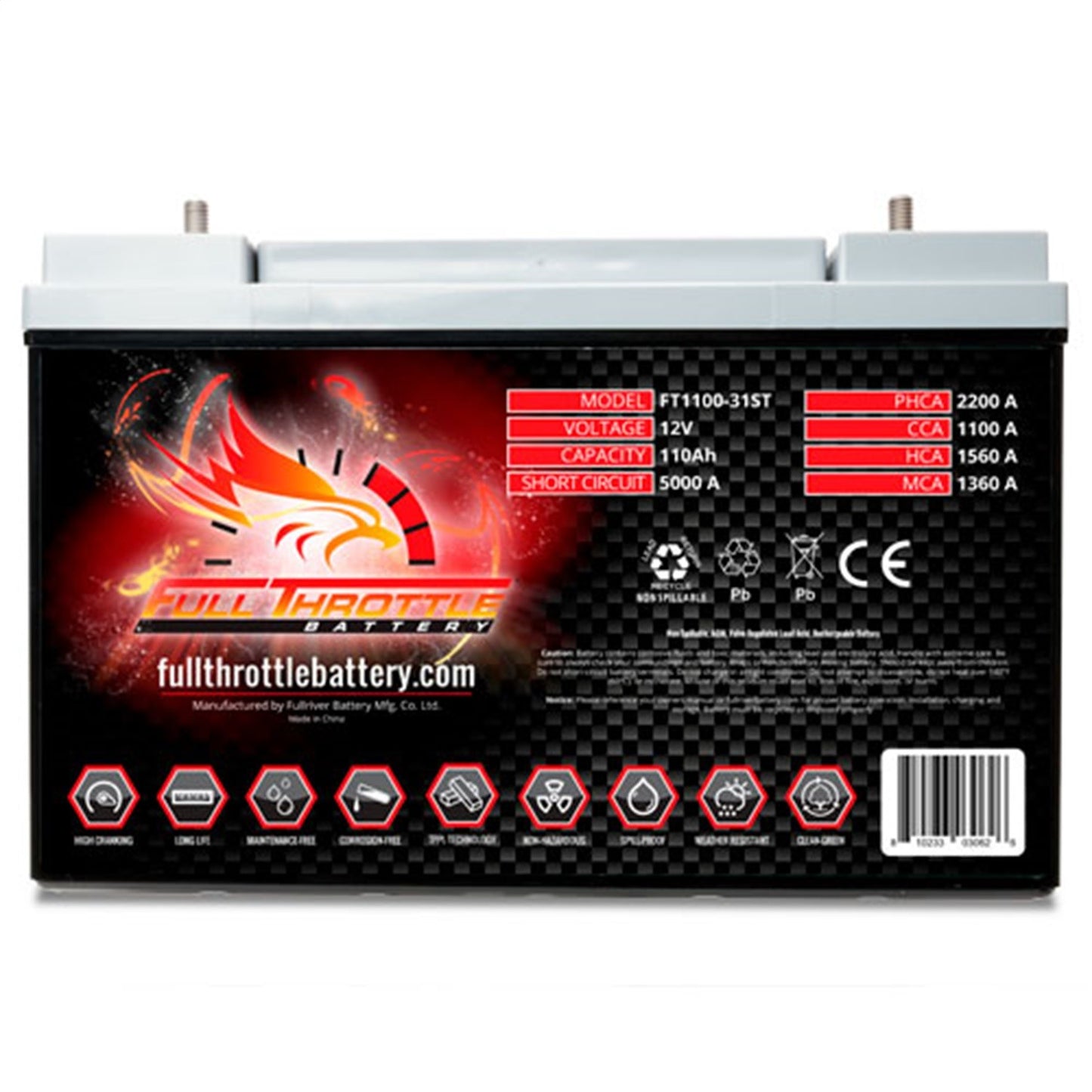 Fullriver Battery Vehicle Battery FT1100-31ST