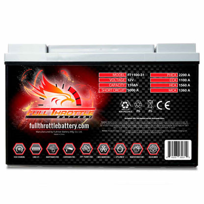 Fullriver Battery Vehicle Battery FT1100-31