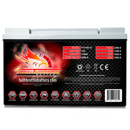 Fullriver Battery Vehicle Battery FT1100-31