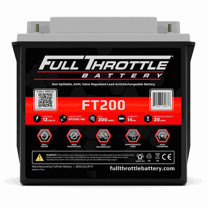 Fullriver Battery Vehicle Battery FT200