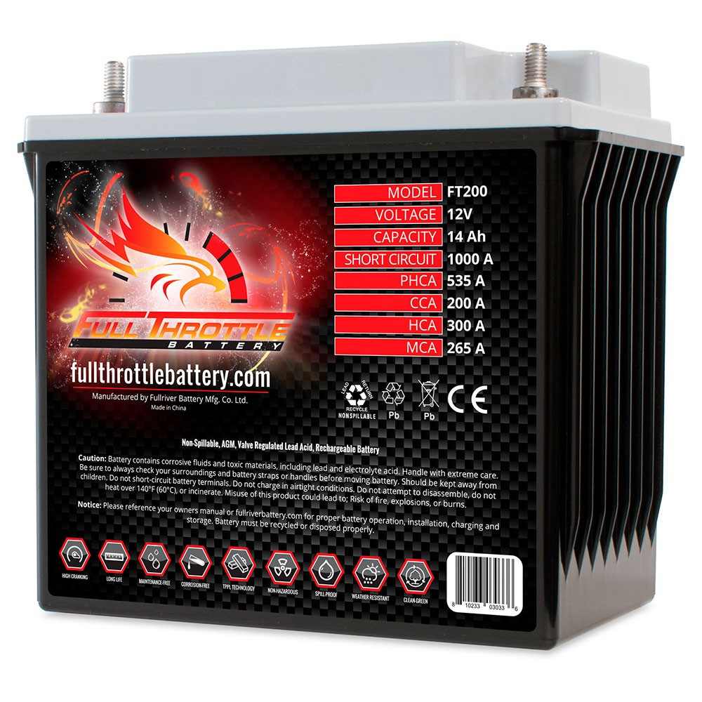 Fullriver Battery Vehicle Battery FT200