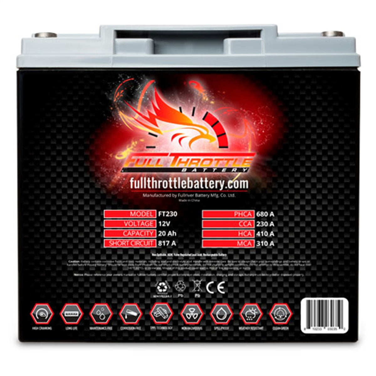 Fullriver Battery Vehicle Battery FT230
