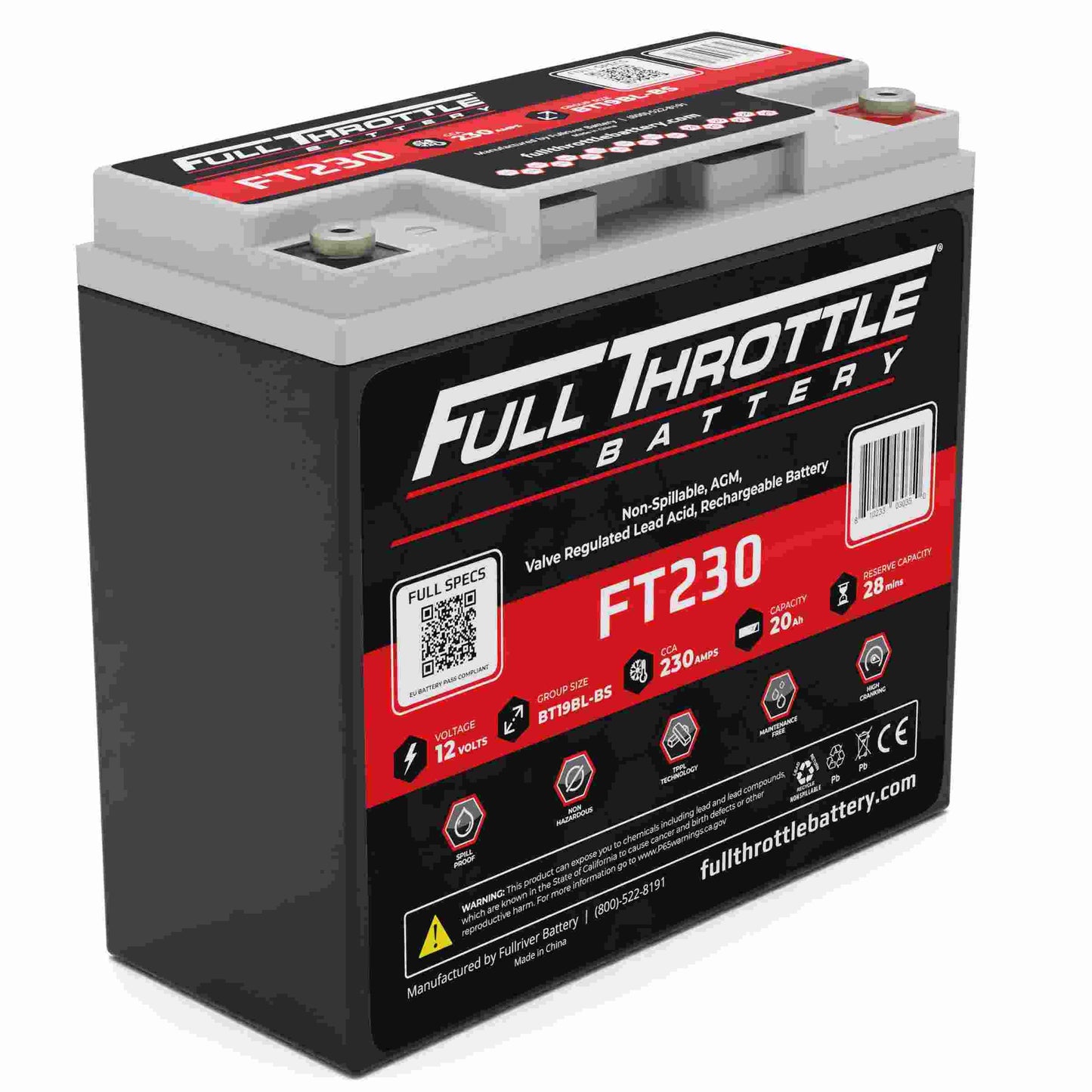 Fullriver Battery Vehicle Battery FT230