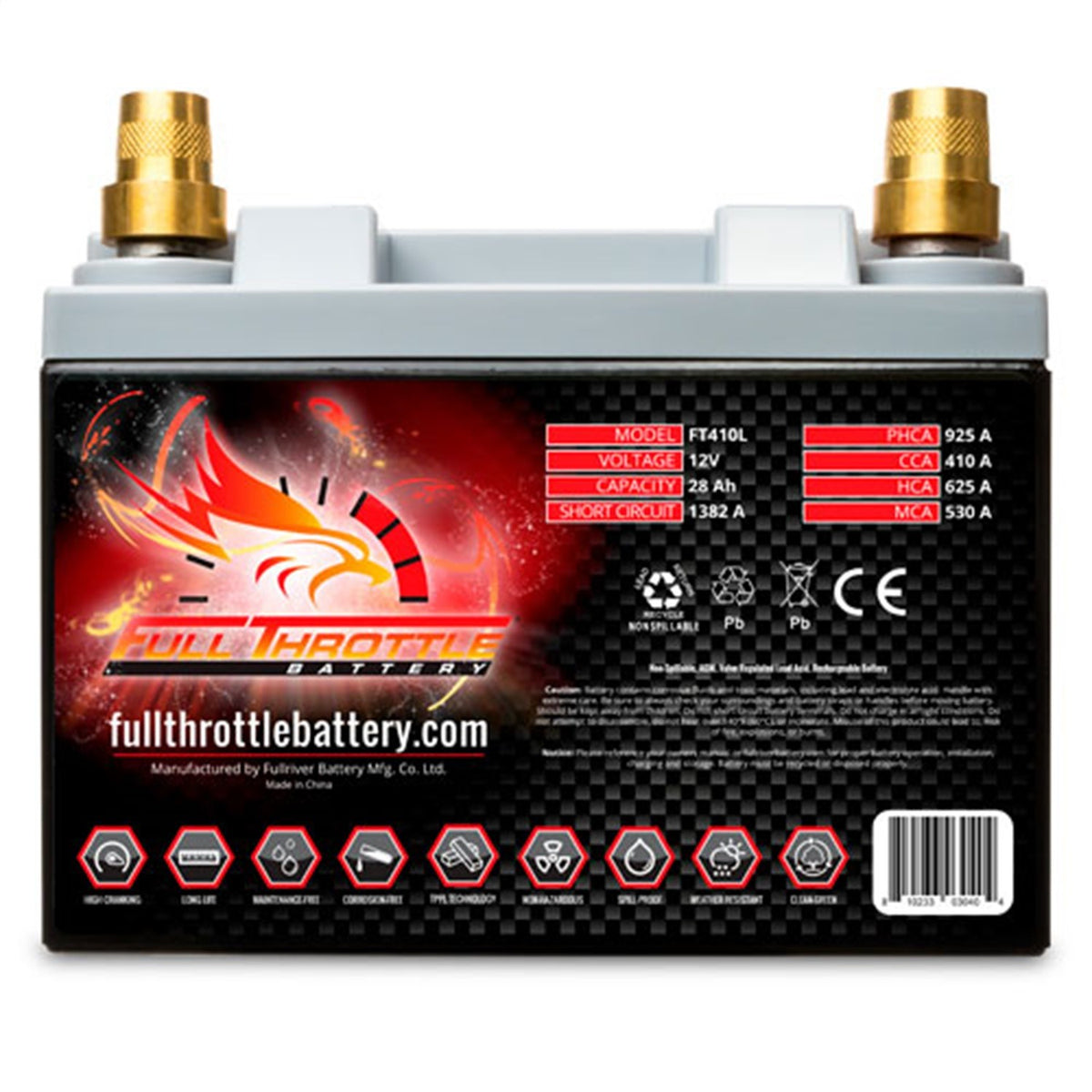 Fullriver Battery Vehicle Battery FT410L