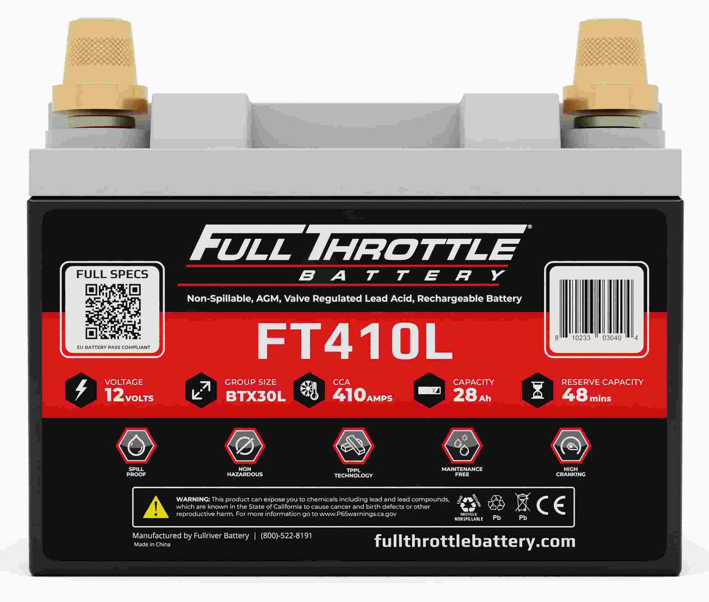 Fullriver Battery Vehicle Battery FT410L