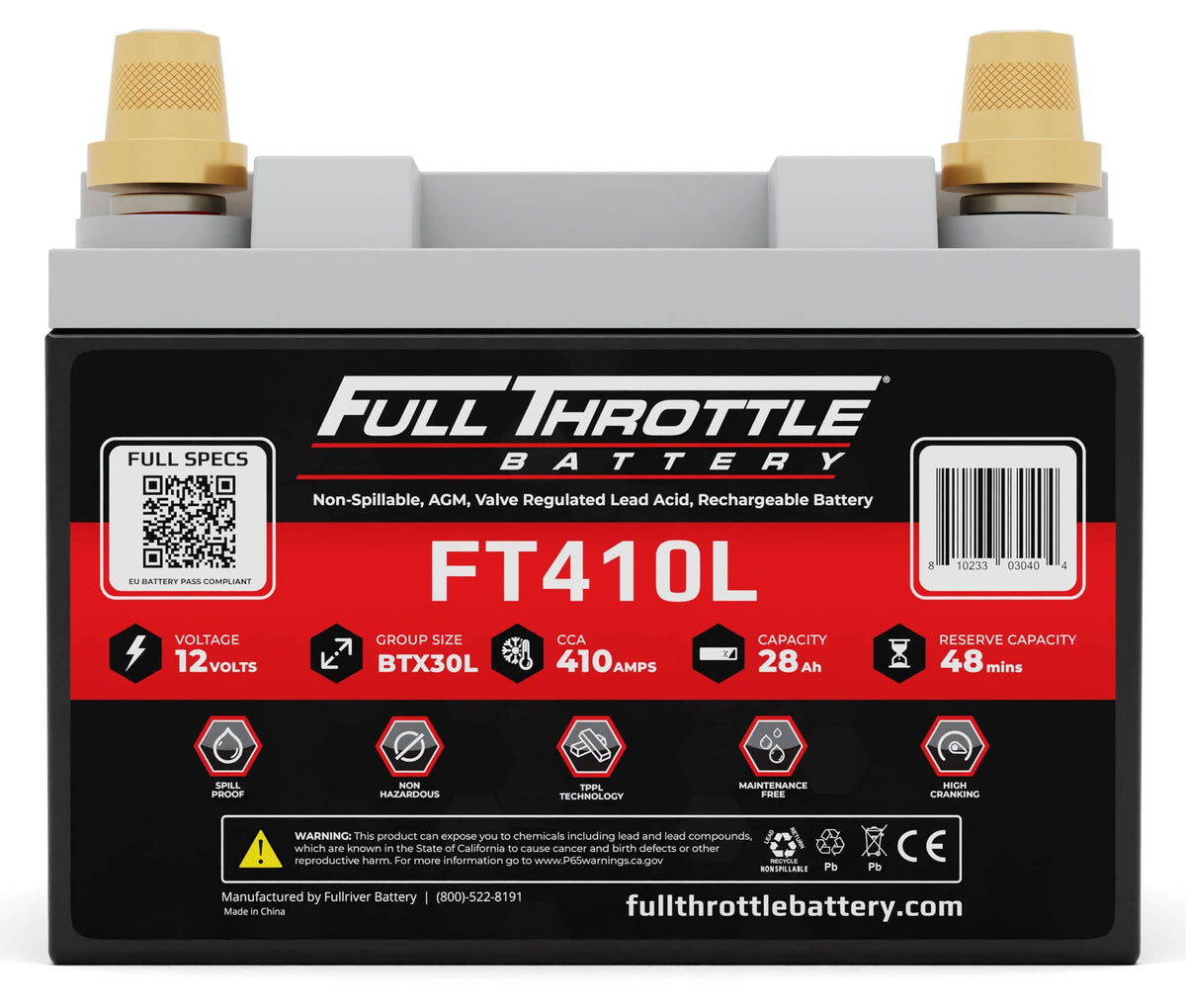 Fullriver Battery Vehicle Battery FT410L