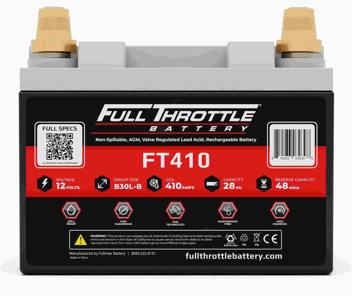 Fullriver Battery Vehicle Battery FT410