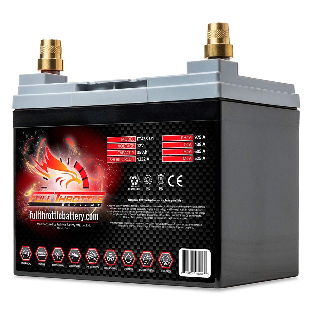 Fullriver Battery Vehicle Battery FT438-U1