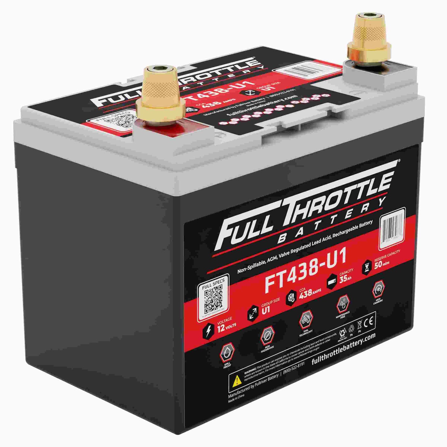 Fullriver Battery Vehicle Battery FT438-U1