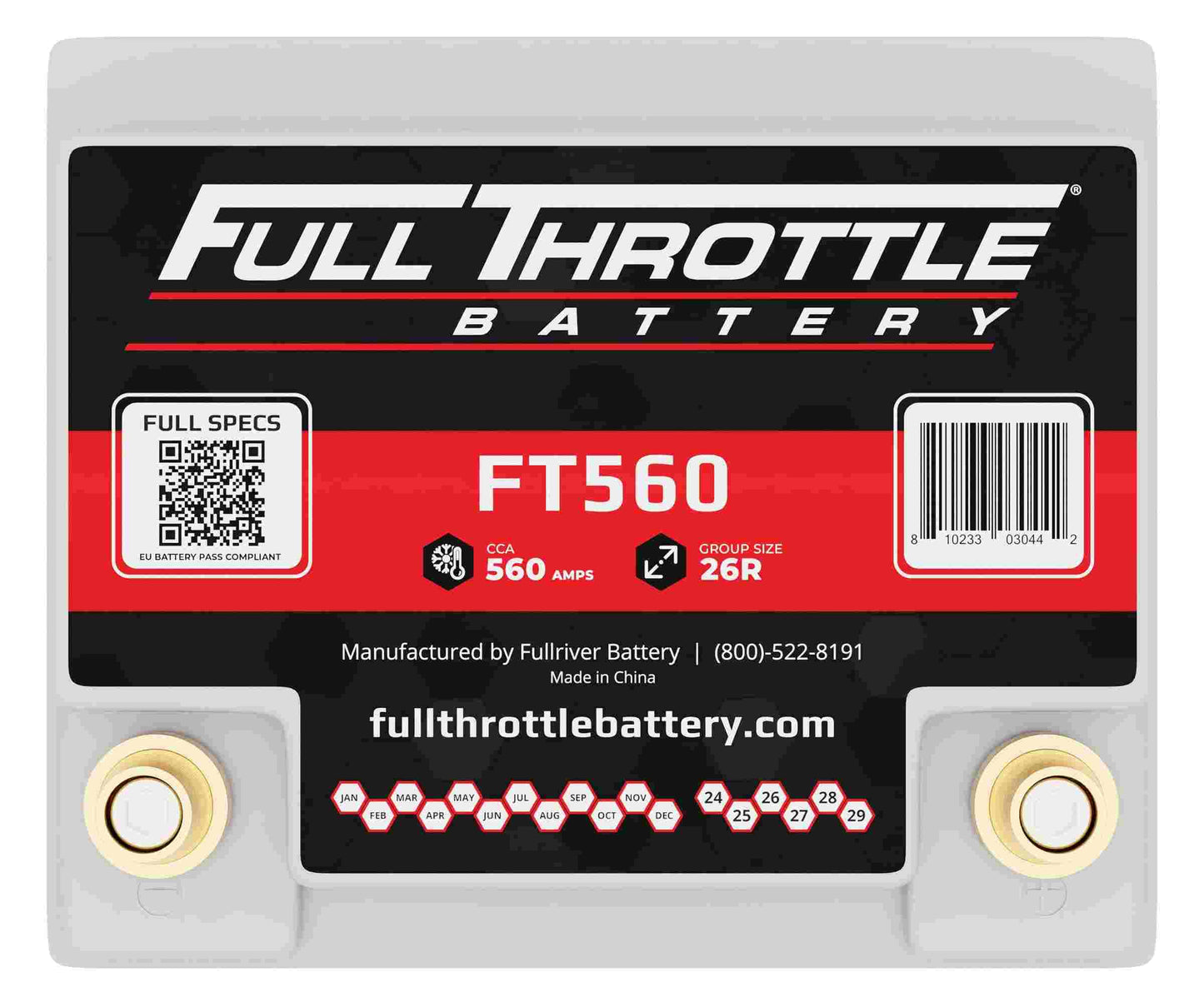 Fullriver Battery Vehicle Battery FT560