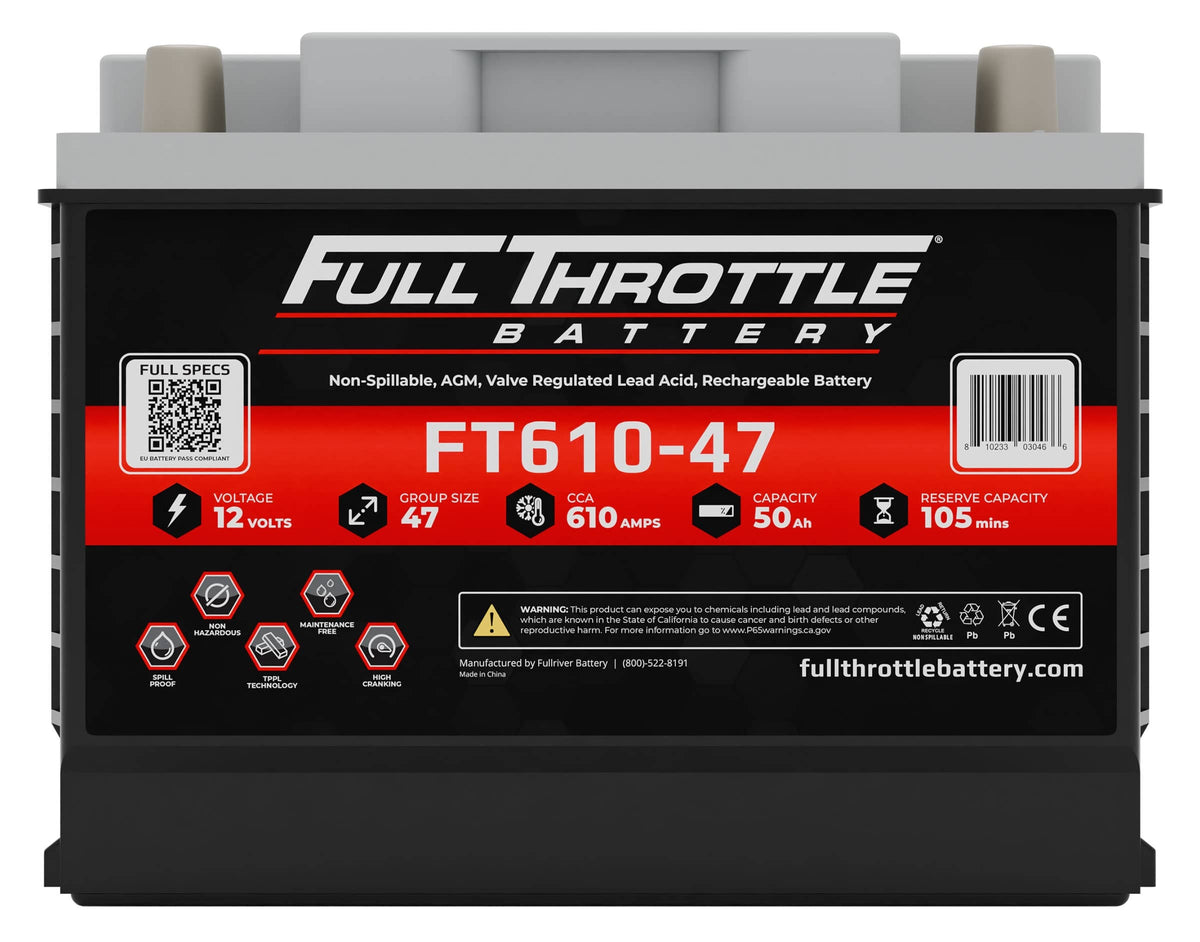 Fullriver Battery Vehicle Battery FT610-47