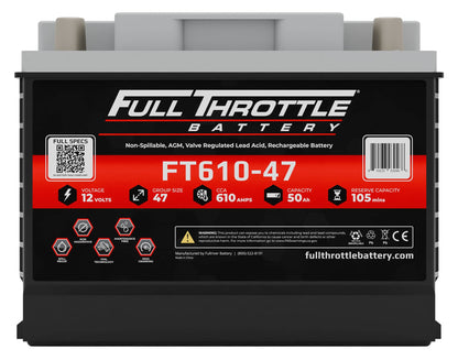 Fullriver Battery Vehicle Battery FT610-47