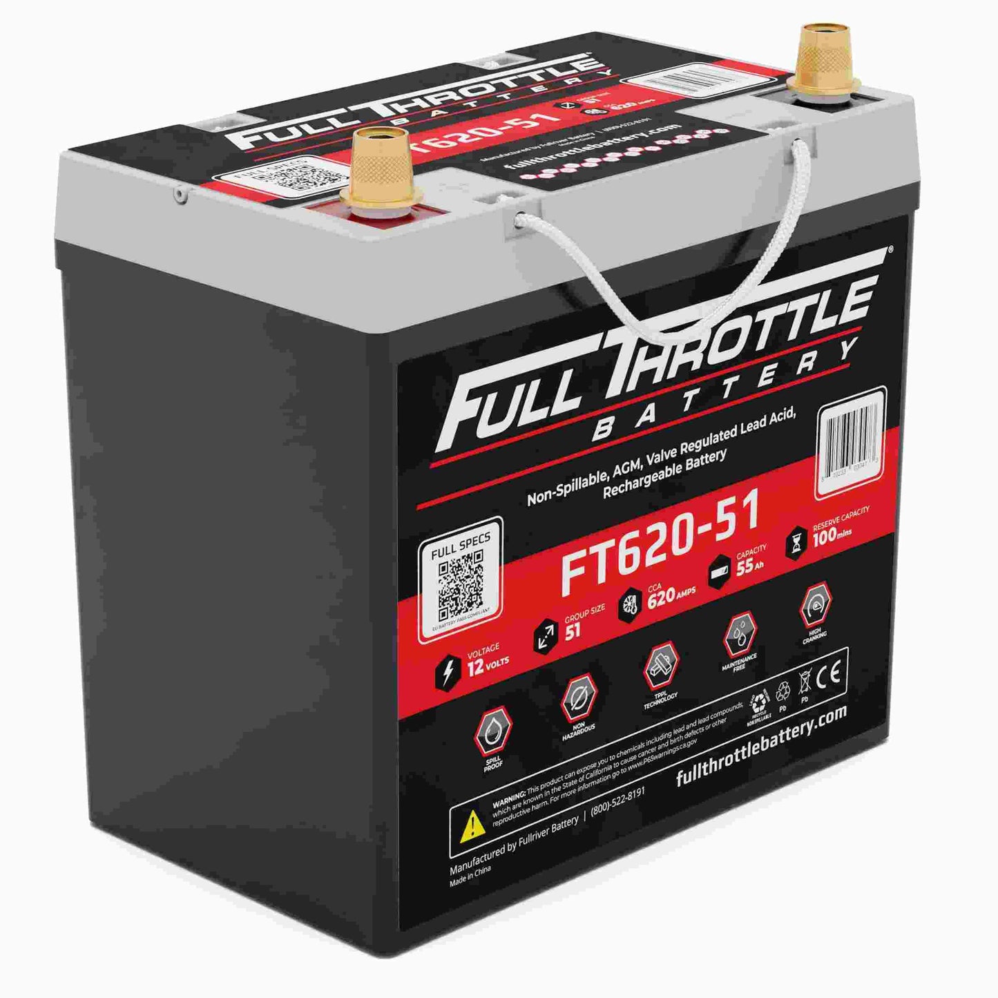 Fullriver Battery Vehicle Battery FT620-51