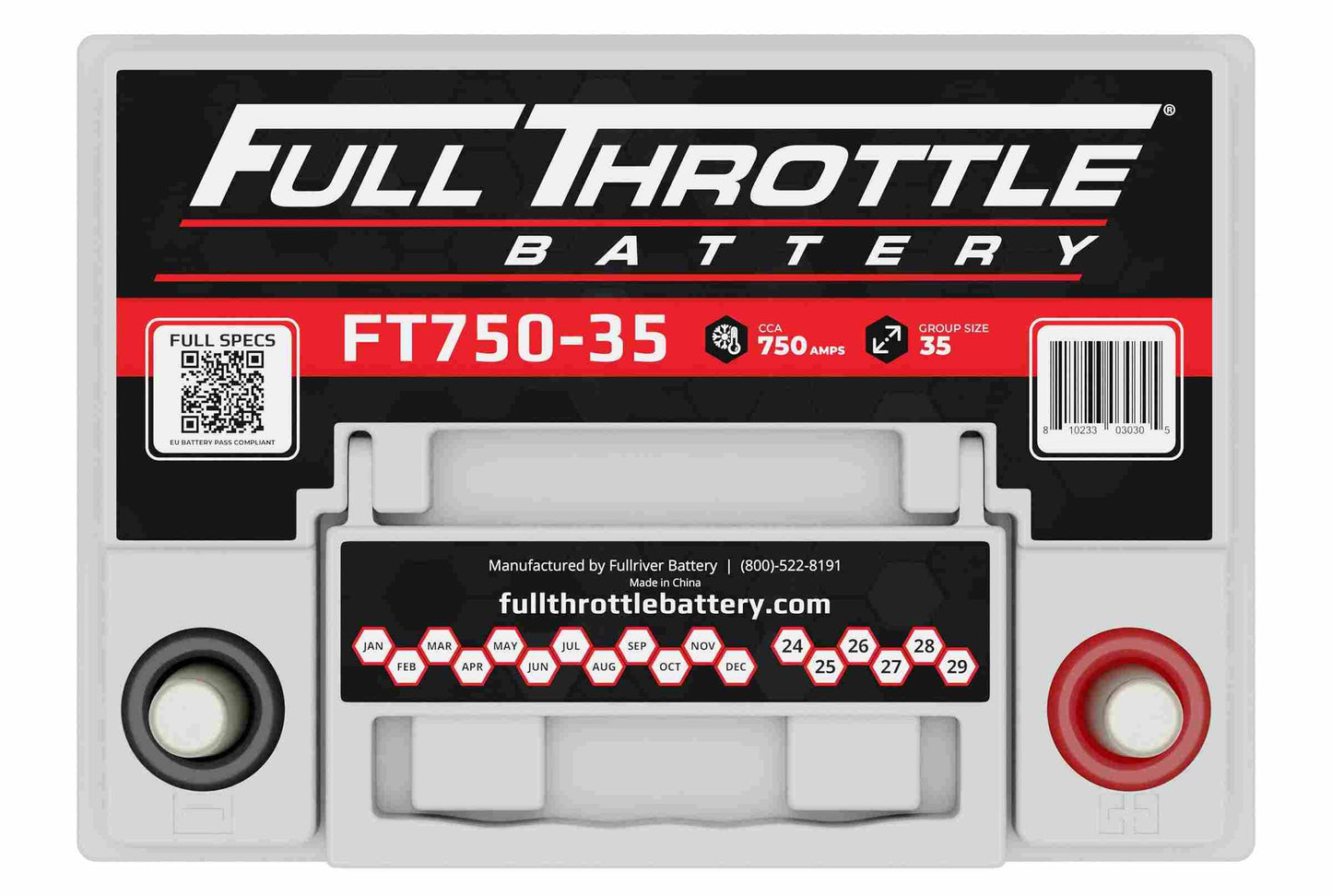 Fullriver Battery Vehicle Battery FT750-35