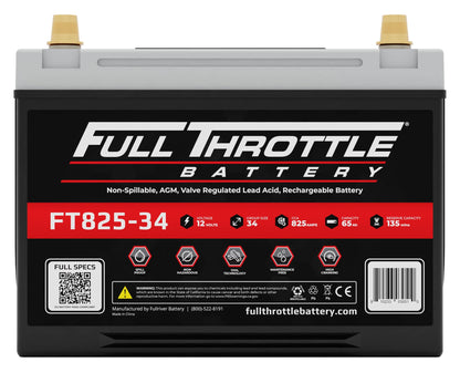 Fullriver Battery Vehicle Battery FT825-34