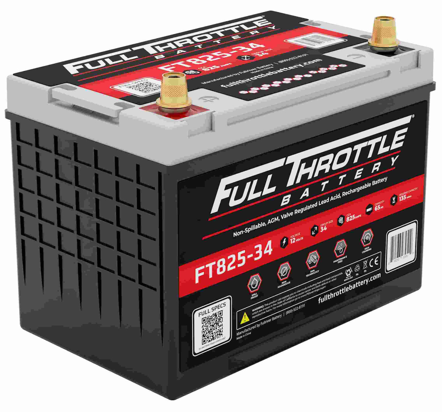 Fullriver Battery Vehicle Battery FT825-34